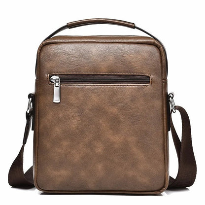 Luxury Brand Vintage Messenger Men Leather Shoulder Small Crossbody Bag Male Side Bag Office Business Handbag - My Web Bazaar