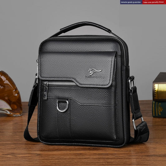 Mike Kangaroo Leather One - Shoulder Casual Men's Bag - My Web Bazaar