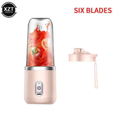 Portable 400ml Electric Fruit Juicer | USB Charging Blender - My Web Bazaar