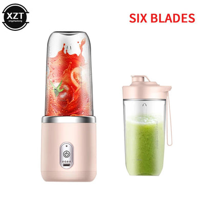 Portable 400ml Electric Fruit Juicer | USB Charging Blender - My Web Bazaar
