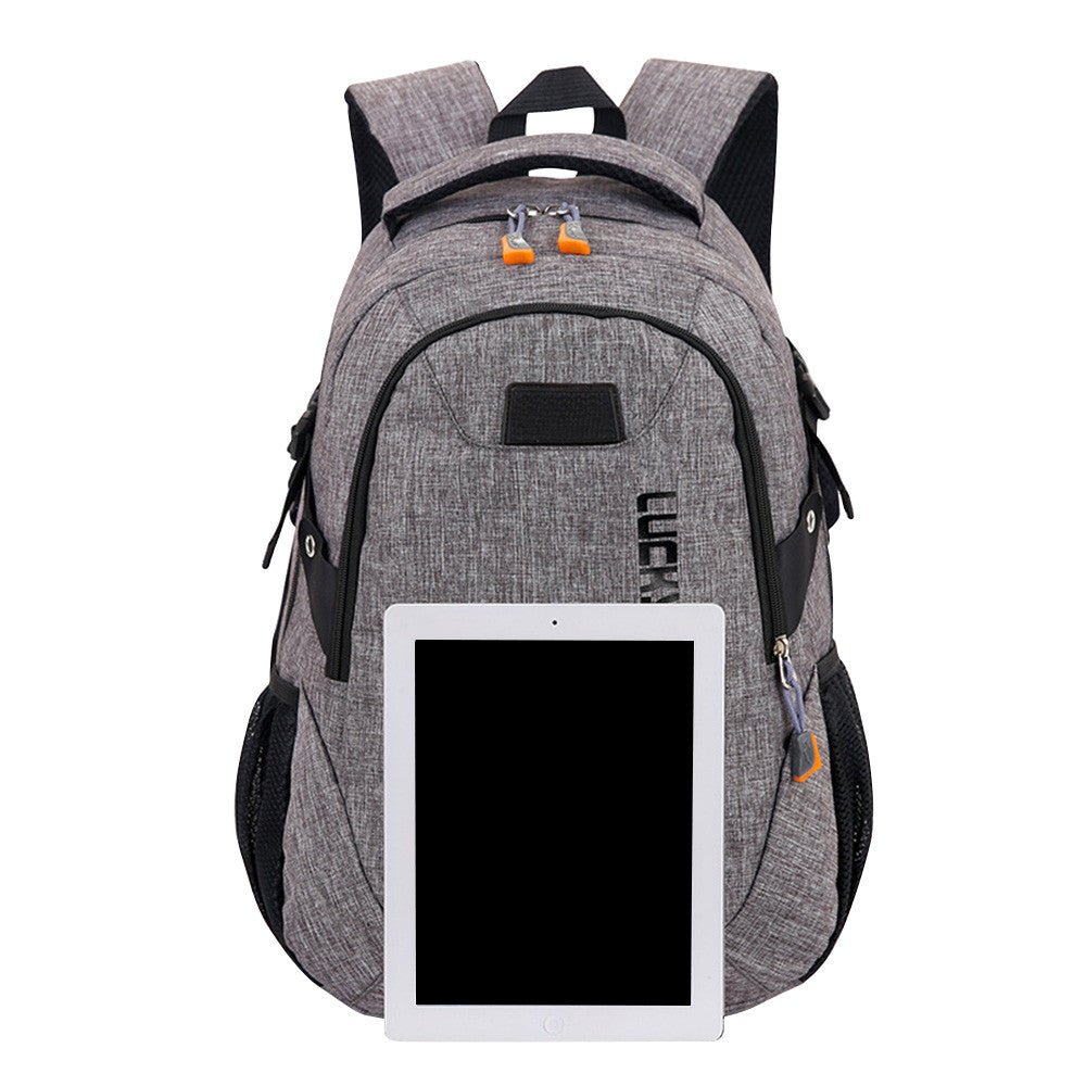 Stylish Unisex Oxford Backpack | High Capacity Travel Bag - My Web Bazaar