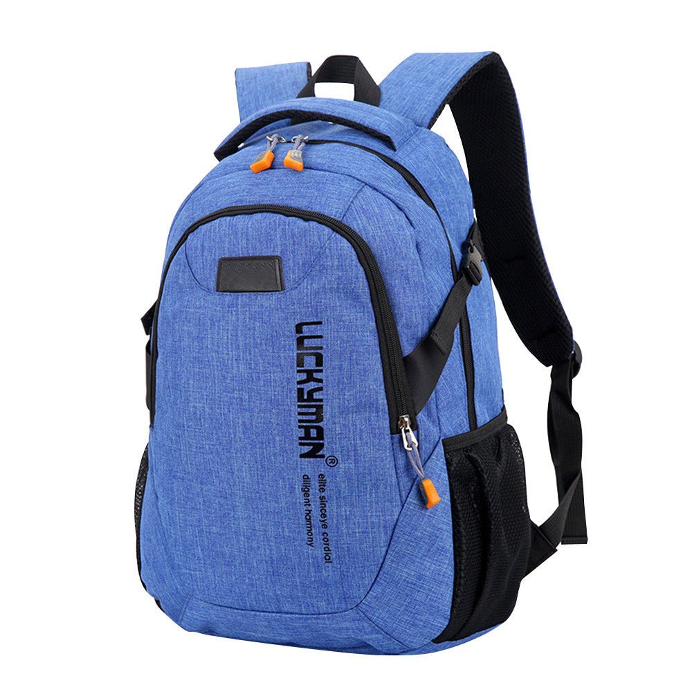 Stylish Unisex Oxford Backpack | High Capacity Travel Bag - My Web Bazaar