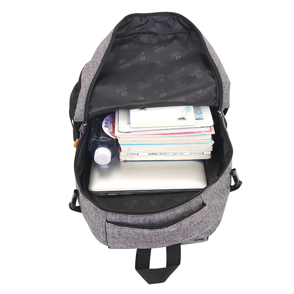 Stylish Unisex Oxford Backpack | High Capacity Travel Bag - My Web Bazaar