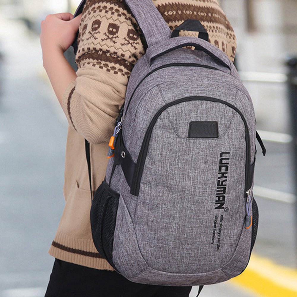 Stylish Unisex Oxford Backpack | High Capacity Travel Bag - My Web Bazaar