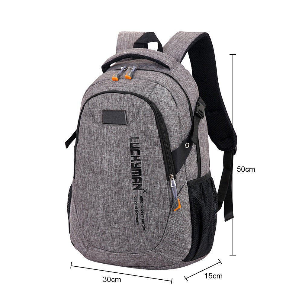 Stylish Unisex Oxford Backpack | High Capacity Travel Bag - My Web Bazaar