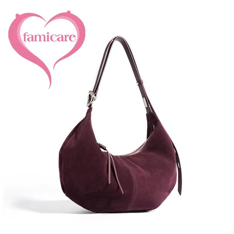 Wholesale Women Suede Tote | Large Capacity Fashion Handbag - My Web Bazaar