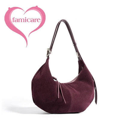 Wholesale Women Suede Tote | Large Capacity Fashion Handbag - My Web Bazaar