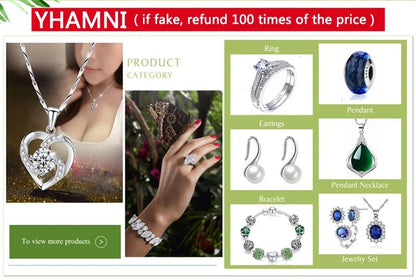 With Certificate Romantic Heart Rings,100% Solid 925 Silver Ring,High Quality Zircon Diamant Wedding Band Gift Jewelry for Women - My Web Bazaar