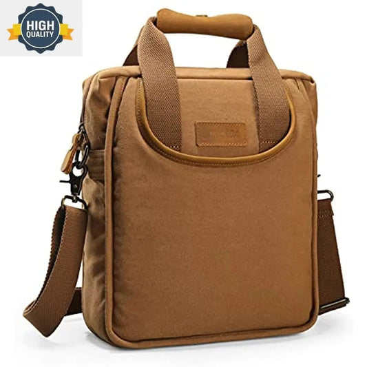 XINCADA Mens Canvas Messenger Bag | Stylish Travel Purse - My Web Bazaar